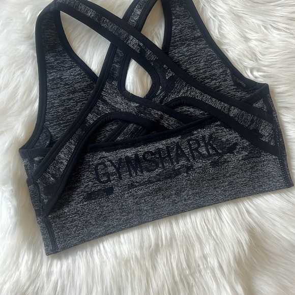 GYMSHARK CAMO BLACK SPORTS OG SPORTS BRA - Picture 6 of 7